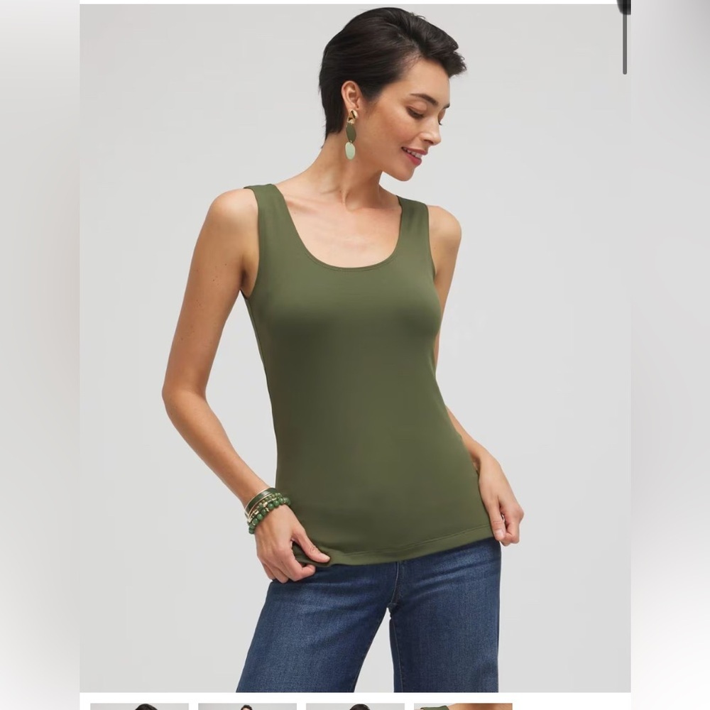 Chicos 2 olive tank​